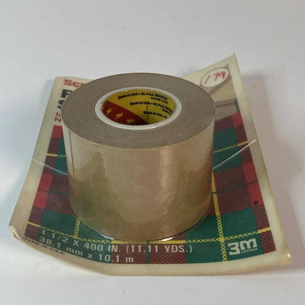 Vintage NOS Scotch 3M Brand Package Sealing Tape Packing 125 Sealed 1.5